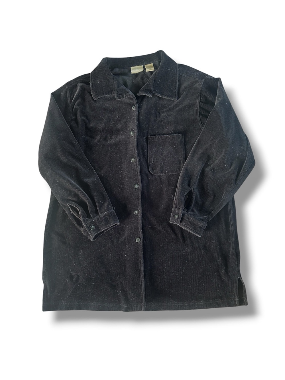 [Partners] VTG Velvet Button Down Shirt